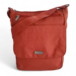 BAGGALLINI Town Bagg Coral / ‎ Nylon Adjustable Crossbody | Messenger Bag Purse